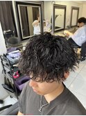 波巻きツイストスパイラルパーマ　ソフトツイストスペインカール