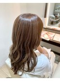 ミルクティーベージュダブルカラーインナーカラーケアブリーチ