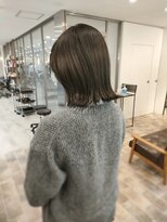 オーストヘアーフィガロ 本通り店(Aust hair Figaro) 外ハネロブ×ダークグレージュ　本通り/Aust