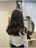 コテ巻き風パーマ
