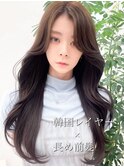 【艶感★シースルーバング】韓国ヘア20代30代ウェーブ巻き髪