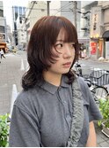CAF FUKO ウルフパーマ/ブラウンカラー/大阪/心斎橋