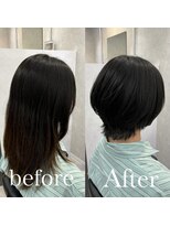 ヘアサロン ドットプラス 町田店(dot. plus)&nbsp;【三輪 紗弓】ショートウルフ