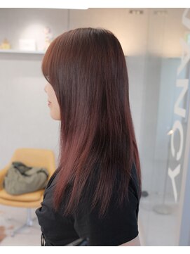 ヴァンシィー(VANCY) ダブルカラー/ボルドー