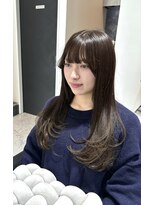 アール(ART)&nbsp;オリーブグレージュ×レイヤーカット！