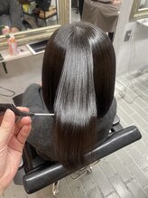 ayame式髪質改善はボリュームを抑え艶髪に（巣鴨/髪質改善/縮毛矯正）