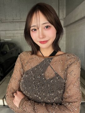 サンド 大阪梅田(sand) @haru__sand ボブ/レイヤーボブ/韓国風/小顔/ワンレン/大阪梅田