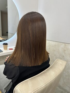 サンド 鹿児島中央(sand) 梅雨に向けて艶々縮毛