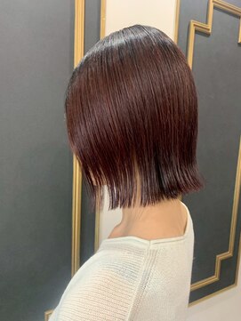 ドクターズサロン レラパール 切りっぱなし/外ハネセミディ/ニュアンスカラー/大人可愛い