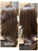28 40代女性　縮毛矯正コース☆トリートメント/ヘッドスパ