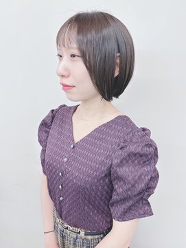 モリオ(morio) ＊内巻きボブ顎ラインボブぱっつんボブ切りっぱなしボブ軽めボブ