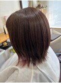インナーカラー×ボブ