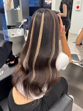 ラピステン 福岡天神 大名店(Lapis) エクステハイライト/ブリーチなし/エクステロング