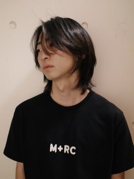 ピュー(Piu-) 【メンズレイヤー/阿部達哉】ロング/ニュアンスパーマ