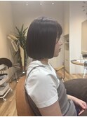 丸みボブスタイル