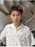 スパイキーショート/ニュアンスパーマ/メンズカット/メンズ