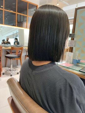 バブ バイネオリーブ(Bab by neolive) ココアベージュ/オリーブグレー/小顔/切りっぱなしボブ