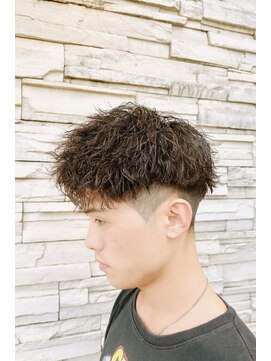 ニューヨークニューヨーク 桂店(NYNY) 無造作/束感/ツイストスパイラル/マッシュパーマ/メンズショート