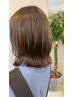 BROWN　【“透明感”セピアブラウンカラー】＋カット＋生トリートメント