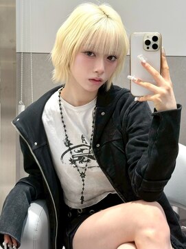 ヴィヴィー 福岡天神店(VIVIE) 髪質改善で叶えるブロンドボブ