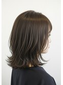 30代40代50代外ハネミディアムレイヤー髪質改善酸性ストレート