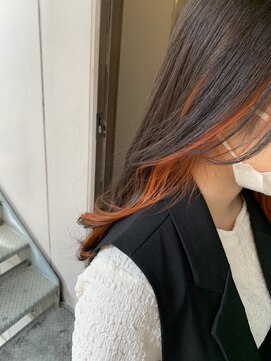 ティグル テンジン(TIGRE tenjin) インナー×オレンジ☆ハイトーンカラー