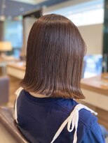 フロア(FLOOR)&nbsp;ボブ/外はね/つやブラウンカラー