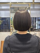 アマネ(AMANE)&nbsp;オリーブベージュ×顎ラインボブ