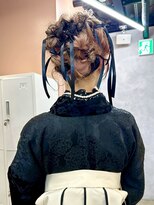 アマーク(a mark) 【能田花音】卒業式セット☆もこもこリボンヘアセット