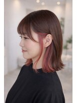 サロン(SALON)&nbsp;インナーカラー/ピンクベージュ