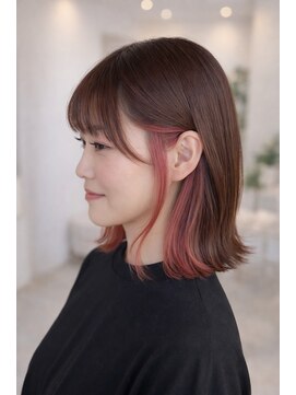 サロン(SALON) インナーカラー/ピンクベージュ