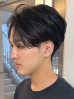 ガーデンタチカワネクスト(garden tachikawa next) 大人男子ナチュラルセンターパート毛流れカット似合わせ20代30代