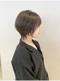 ショートウルフ×オリーブベージュ