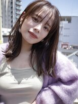 ヌヌ 渋谷 原宿 明治神宮前(nunu) レイヤーカットウルフカットボブグレージュオリーブべージュ