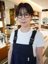 ビファインクーアヴェダ(Be fine coo AVEDA)&nbsp;眼鏡にも合う！大人女子コンパクトマッシュショート