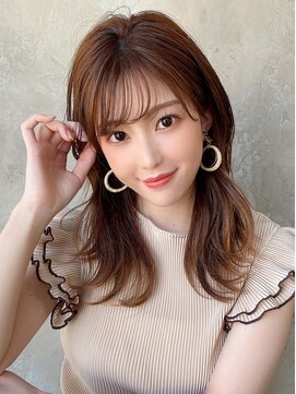 エイミーバイアフロートザガーデン 浦和店(amie by afloat the garden) 素敵に可愛く!ミディアムレイヤー/ハッシュカット【浦和】
