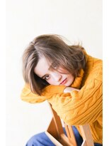 オハナ(ohana)&nbsp;【ohana/表参道】ワンサイド外国人風タンバルモリボブ。