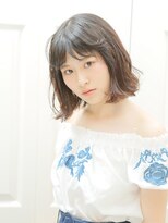 アン ジェルム(un germe)&nbsp;切りっぱなしのフラッフィーボブ