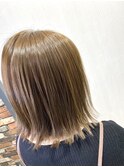 切りっぱなしミントベージュ【stylist大塚】