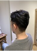 ツーブロックショート