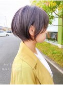 【鳥居】前髪長めの大人ショートボブ