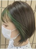 フェイスフレーミング×フォレストグリーン