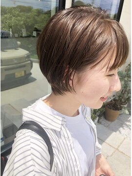 アーブル ヘアーアンドメイク(ARBRE) ブリーチハイライトハンサムショート