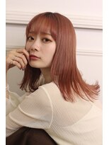 ベル 難波(Belle)&nbsp;ピンクベージュ　ナチュストレート