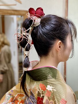 グラムコード(GLAMCODE) 成人式ポニーテイルスタイル