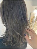 ハイライトカラー◎ブルーアッシュ