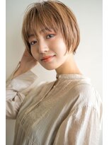 ガレージ バイ グリーン 原宿 表参道(Garage by green)&nbsp;【loki】ショートボブ×ライトベージュ