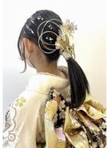 七五三 結婚式 卒業式 二次会 ヘアセット/ハーフアップ西新井218