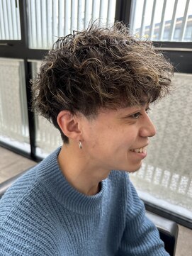 フォーディー(for D) Hair Salon for D ×　メンズパーマ