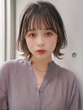 リヤン 表参道(lyann) ★デジタルウルフくびれ外ハネ前髪レイヤーアプリコットオレンジ